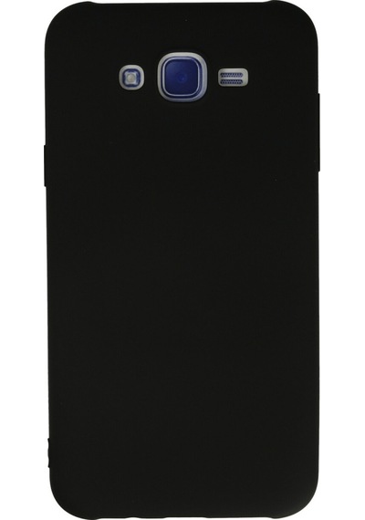 Samsung Galaxy Uyumlu , J7 Kılıf Nano İçi Kadife Silikon - Siyah
