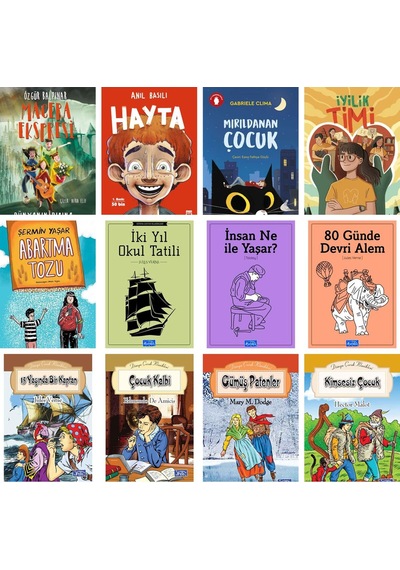 İlk Genç Timaş İyilik Timi,hayta,mırıldanan Çocuk Ortaokul 12 Kitap Set