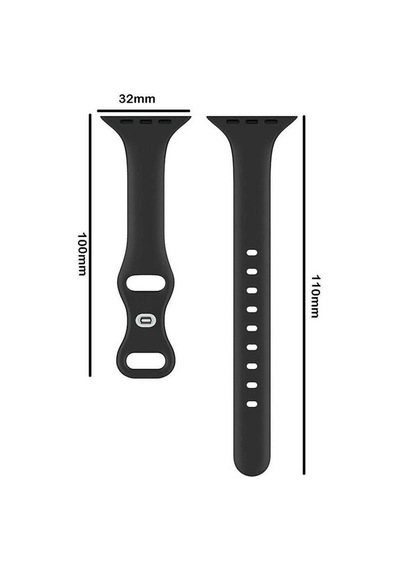 Apple Uyumlu iPhone Watch Se Ultra 2 9 10 Silikon Kordon Kayış S m Beden 42 44 45mm