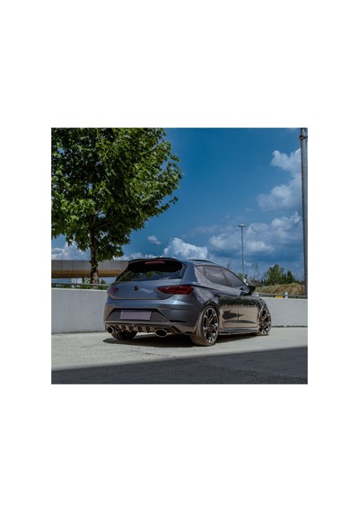 Seat Leon Fr 2017-2019 Arka Difüzör Piano Black Sportif Arka Difüzör Seti