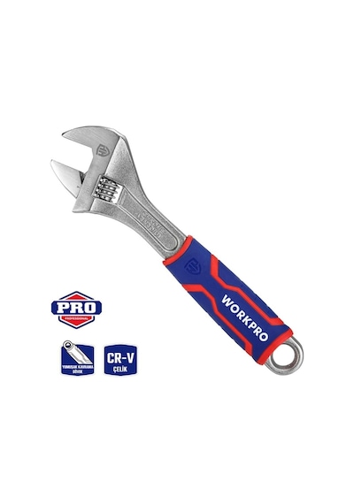 Workpro Wp272012 250mm Cr-v Profesyonel Kurbağacık Anahtar Fr Wp272012