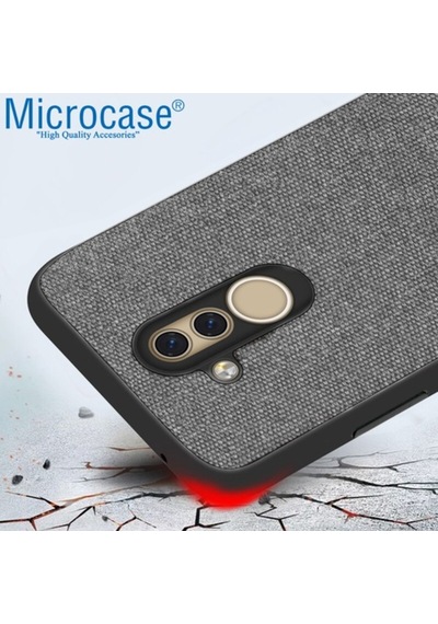 Huawei Mate 20 Lite Fabrik Serisi Kumas & Deri Desen Kilif 391898586