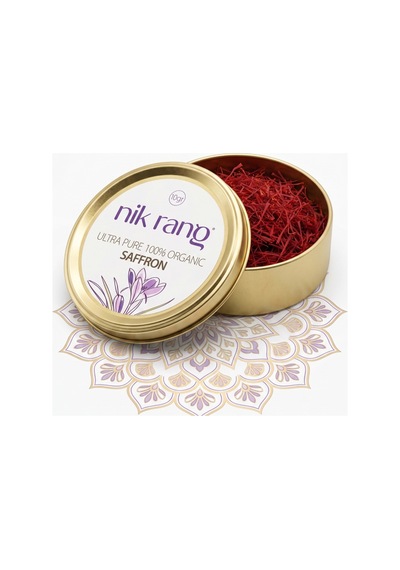 Nik Rang 10 Gr Premium %100 Saf İran Safranı Süper Negin Kalite 10 Gr Katkısız, Doğal Renk Ve Aroma