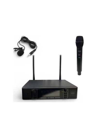 Rose Rw-211ey Uhf El+yaka Telsiz Mikrofonu 2x100 Kanal