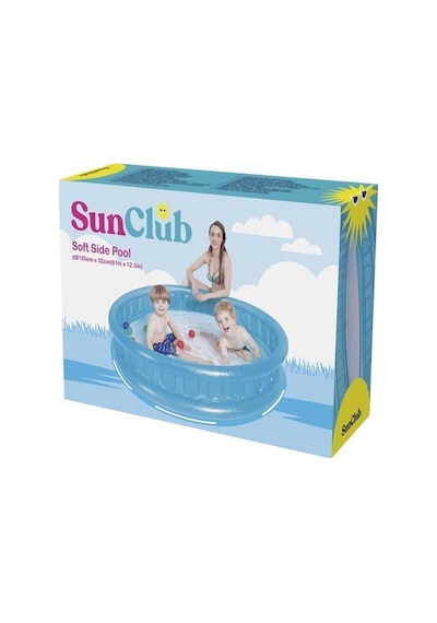 Sunclub Mavi Yuvarlak Havuz 155 x 32CM 51004 Çok Renkli