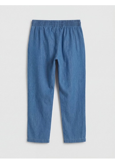 Lcwaıkıkı Classic Mavi Beli Lastikli Carrot Fit Kadın Jean Pantolon