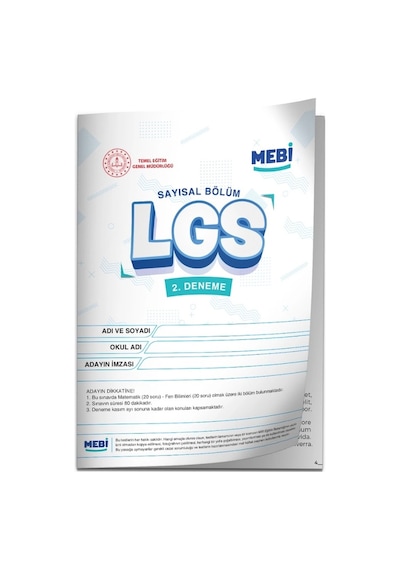 LGS 8.Sınıf MEBi ONLİNE 1.2.3.4.5.6.7.8.9.10.11.12. Deneme Türkiye Geneli Paket PDF BASKI ÜCRETİ