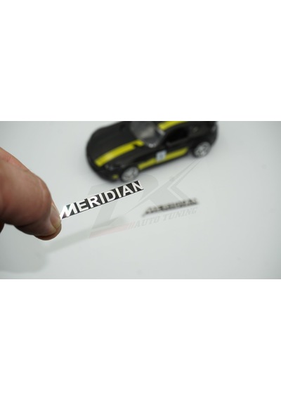 Meridian Logo Hoparlör Krom Metal 3M Logo Amblem 2 Li Set N11.2801