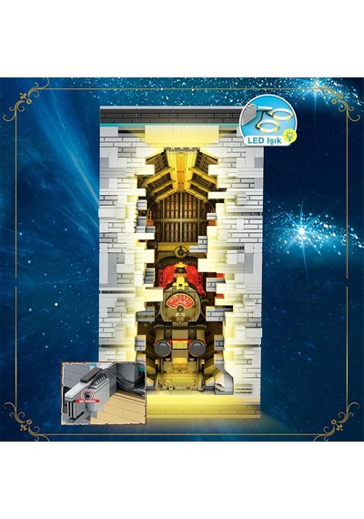 Reobrix Wizzard Train Book 66031 Brick Yapım Seti