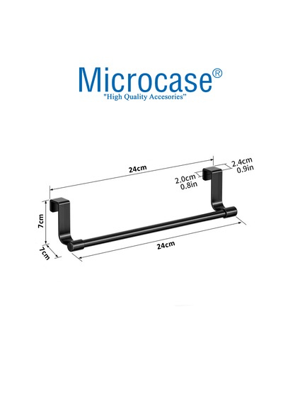 Microcase Mutfak Dolabından Havluluk Askılığı 24 Cm 2 Adet Al5714 Beyaz