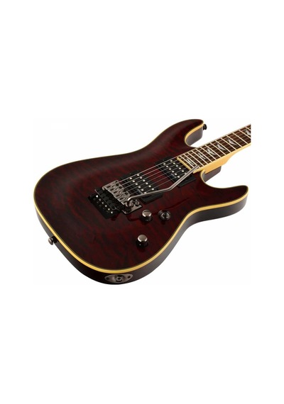 Schecter Omen Extreme 6 Fr Elektro Gitar (Crimson Black)