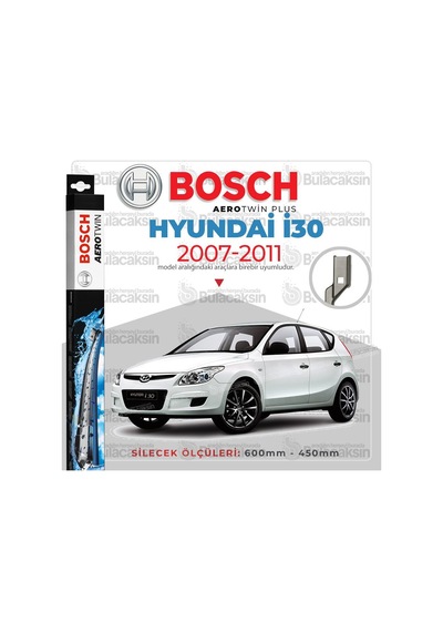 Hyundai İ30 Muz Silecek Takımı 2007-2011 Bosch Aerotwin