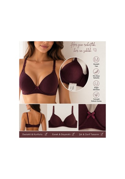 Dry Collection Sütyen Bordo