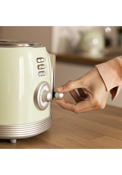 Cecotec Toast Taste 800 Vintage Light Green Retro 850 W Ekmek Kızartma Makinesi