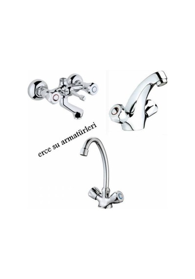 Çevirmeli Banyo Lavabo Eviye Bataryası