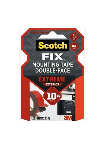 3M Scotch Fix Extreme Dış Mekan Montaj Bandı 19mm*1,5mt