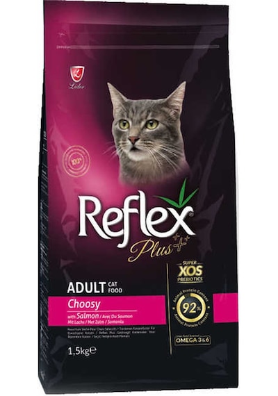 Reflex Plus Choosy Somonlu Yetişkin Kedi Maması 1500 G