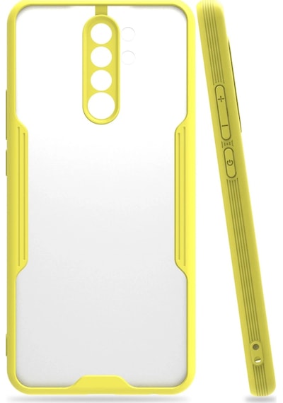 Lvsqvr Newface Xiaomi Redmi 9 Kılıf Platin Silikon - Sarı