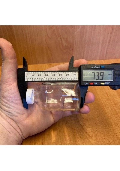 12 Adet Cam Kavanoz Oda Kokusu Şişesi Küçük Vazo Kapaklı 12x50ml - 50 Ml