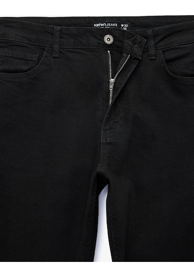 Koton Brad Siyah Erkek Jean Pantolon 7wam40088nd