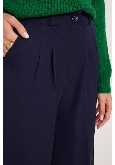 Tudors Kadın Regular Fit Klasik Kesim Yüksel Bel Geniş Paça Lacivert Pantolon-39544 Lacivert Tudors Kadın Regular Fit Klasik Kesim Yüksel Bel Geniş Paça Lacivert Pantolon-39544 Lacivert