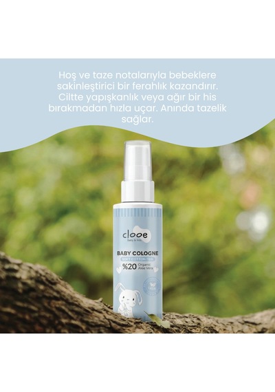 Hassas Ciltlere Özel Organik Aloe Vera Özlü Taze Pamuk Kokulu Soft Cotton Feel Bebek Kolonyası 2 Li Set 2x40 Ml