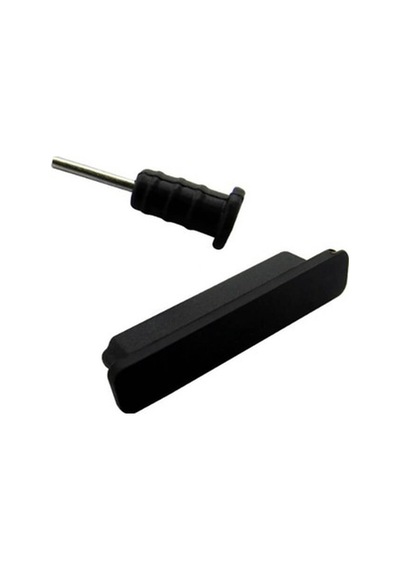 Apple Uyumlu iPhone iPad Kulaklık Ve Şarj Soketi Toz Önleyici Tıkaç Siyah (519137278)