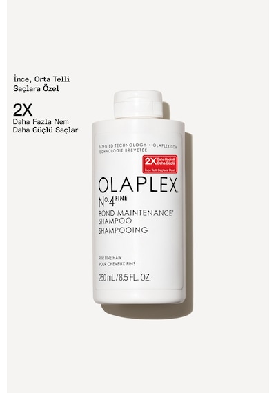 Olaplex No.4 Fine Bond Maintenance İnce Telli Saçlar İçin Bağ Güçlendirici Bakım Şampuanı 250 ML