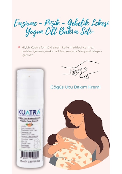 Kuatra Emzirme-pişik- Gebelik Lekesi- Yoğun Cilt Bakım Seti- Cildin Sevdiği Güçlü Formüller