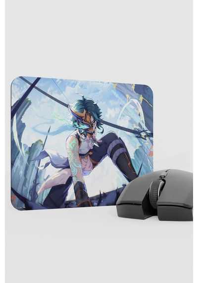 Xiao Genshin Impact Anime Gacha V4 - 22x18 Gaming Mouse Pad Fare Altlığı
