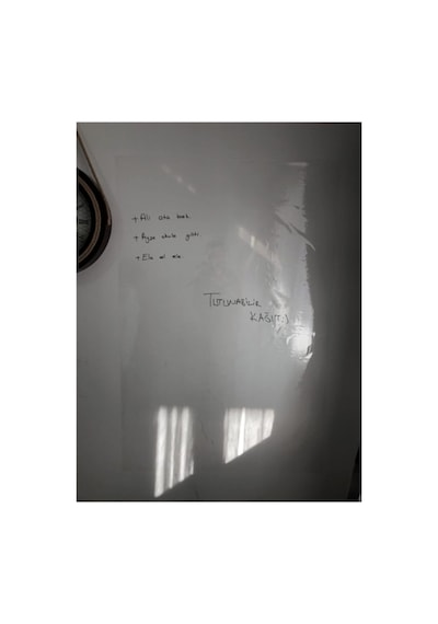2 Adet Kendinden Yapışkanlı Şeffaf Tahta Filmi Silinebilir Pvc Yüzey, Duvar Ve Mobilya İçin Self Adhesive Whiteboard Film