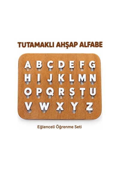 Ahşap Alfabe Şekiller Eğitici Çocuk Bulmaca 23x27 Cm Seti Eğlenceli Oyun Eğitici Set İçin Seo Pazaryeri İçin Tanıtımlı Görseller Oluştur