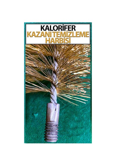 Kalorifer Kazanı Temizleme Fırçası Tel Fırça No: 75 Mm Sap Hariçtir