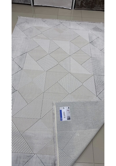 Safyün Halı Kadife Kf464 Gri 200 X 290 Renkli