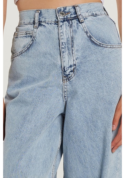 Tudors Kadın Regular Fit Tokalı Geniş Paça Baggy Mavi Jean Kot Pantolon-34699 Açık Mavi Tudors Kadın Regular Fit Tokalı Geniş Paça Baggy Mavi Jean Kot Pantolon-34699 Açık Mavi