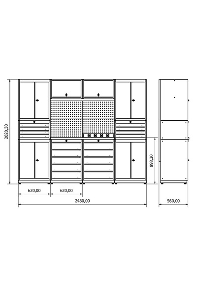 MT-1018 Modüler Çalışma Tezgahı -