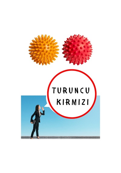 Masaj Topu Dikenli Top Sinir Uyarıcı Karışık