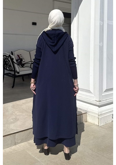 Rabia Şamlı Ada Modal Kap Lacivert Çok Renkli