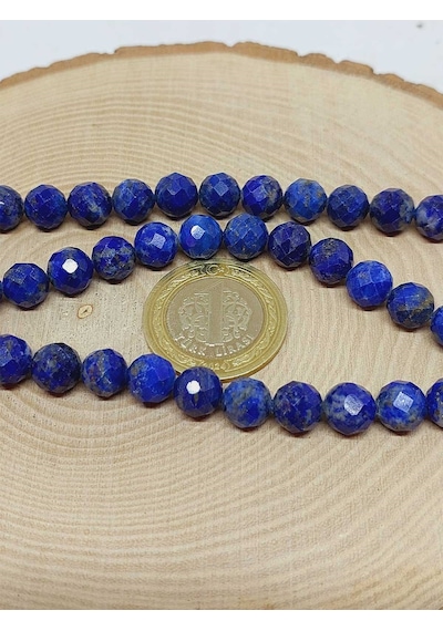 Lapis Taşı Faset Kesim Dizi 8mm 54330 Çok REnkli