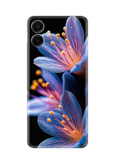 Samsung Galaxy Uyumlu - A06 Kılıf Boutique Baskılı Resimli Rekli Çiçekler Pcode -015