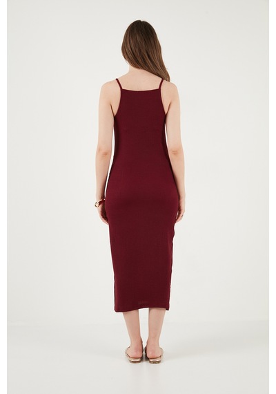 Lela Bayan Elbise 5865573 Bordo Bordo