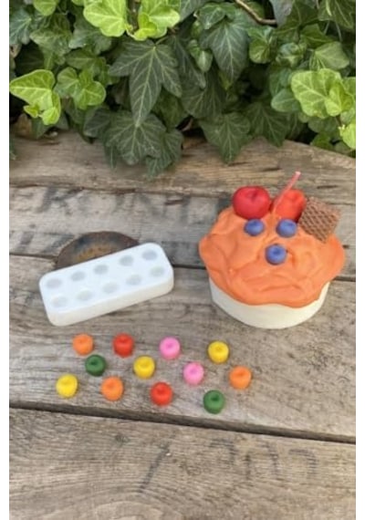 Yaban Mersini Onlu Mum Kalıbı Silikon Küçük Süsleme Kalıbı 1 Adet 10
