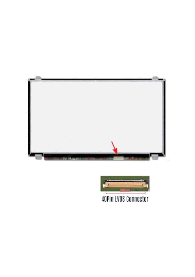 Nexusbilisim Asus Uyumlu F554La Ekran 15.6 Slim 40 Pin Panel