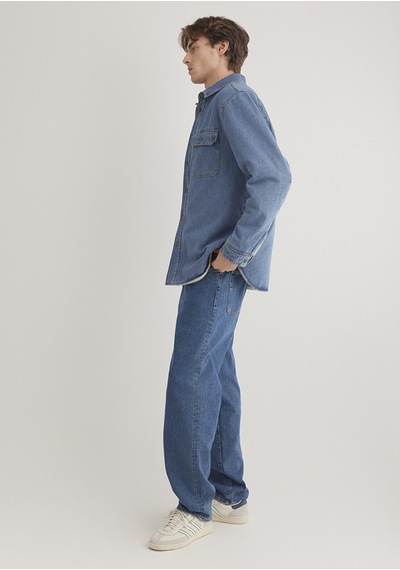 Mavi Jeremy Mid Blue Sherpa Classic Denim Çok Renkli
