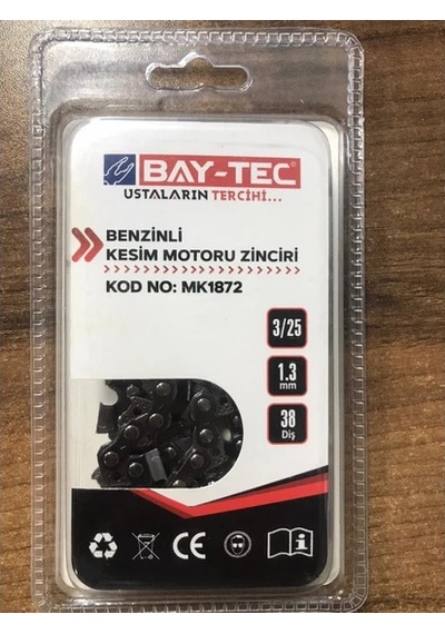 Bay-tec Benzinli Kesim Motoru Zinciri 38 Diş