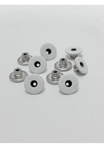 Pirinç Kot Pantolon Düğmesi 17mm 10 Adet Tek Taraf