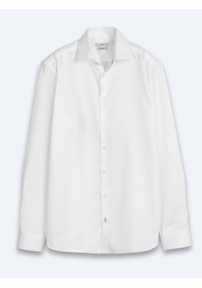 Kip Beyaz Slim Fit Uzun Dokuma Klasik %100 Pamuk Gömlek Kip Beyaz Slim Fit Uzun Dokuma Klasik %100 Pamuk Gömlek