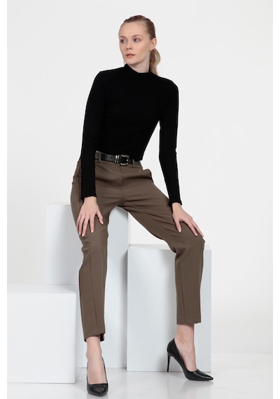 Cepli Cigarette Fit Pantolon Haki