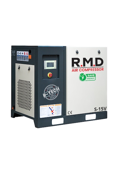 R.m.d Kompresör 15 Hp İnvertörlü Vidalı Hava Kompresörü Tek Makine