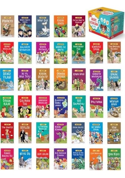 Hikaye Kitaplığım Seti - 40 Kitap Takım- Bıcırık Yayınları
